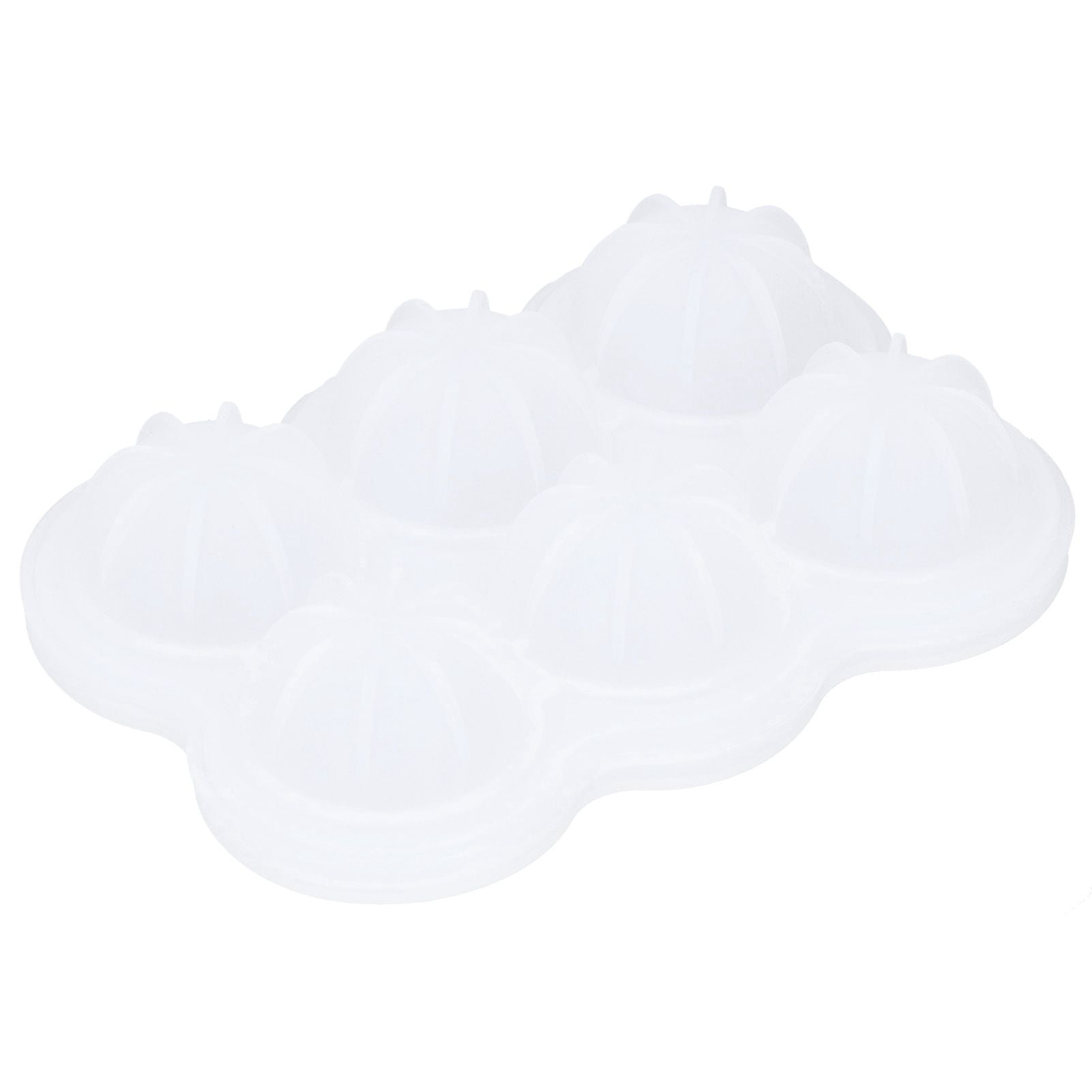 6‑Grid Silicone Ice Ball Mold with Leaking Hole Round Ice Tray for Kitchen Home Bar