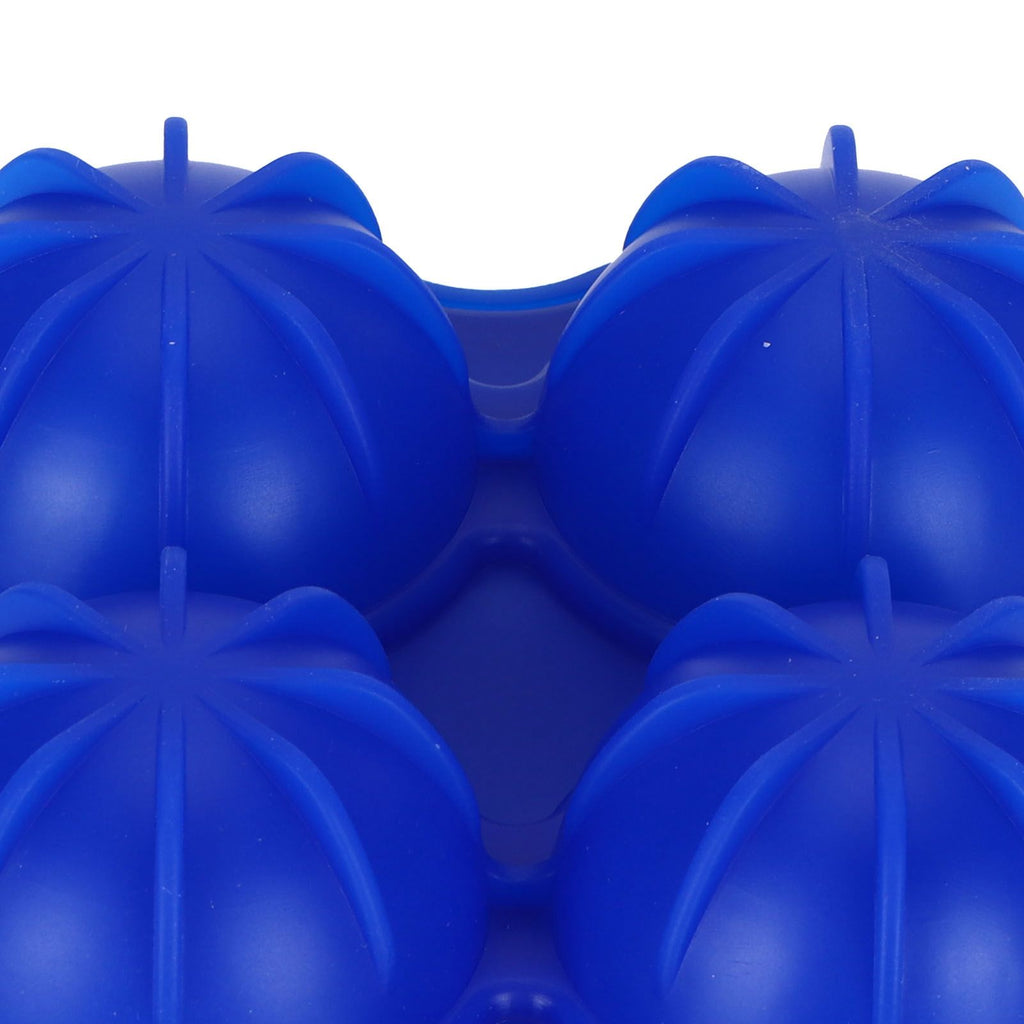 4 Hole Ice Cubes Mold Silicone Ice Ball Maker Mould Tray for Home Kitchen SuppliesDark Blue