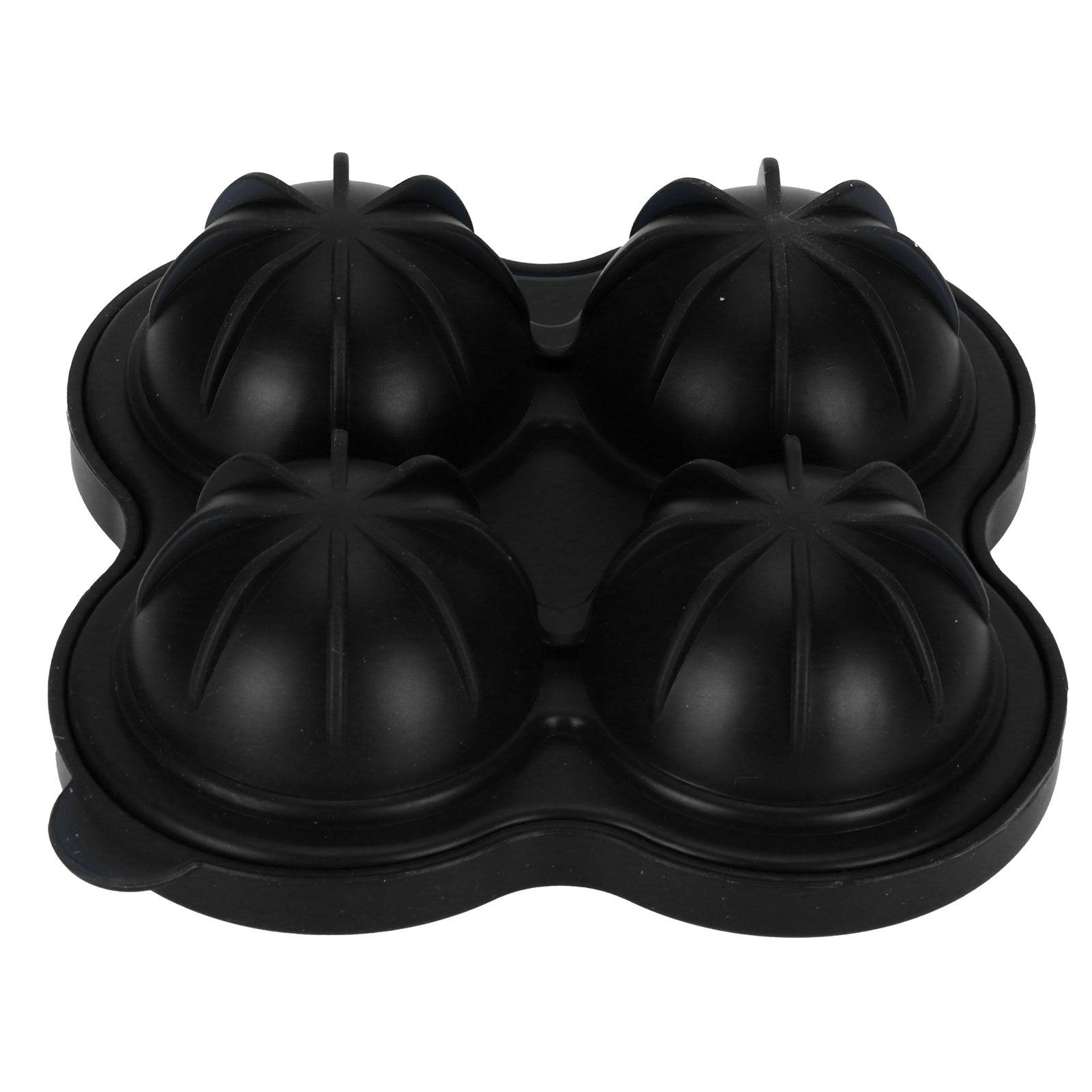 4 Hole Ice Cubes Mold Silicone Ice Ball Maker Mould Tray for Home Kitchen SuppliesBlack