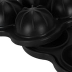 4 Hole Ice Cubes Mold Silicone Ice Ball Maker Mould Tray for Home Kitchen SuppliesBlack
