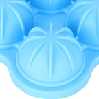6-Grid Ice Ball Maker Reusable Silicone Ice Ball Mold Tray for Home Kitchen Bar UseSky Blue