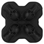 4-Grid Skull Shape Ice Tray Mold Food Grade Silicone Ice Cream Mold for Kitchen Summer
