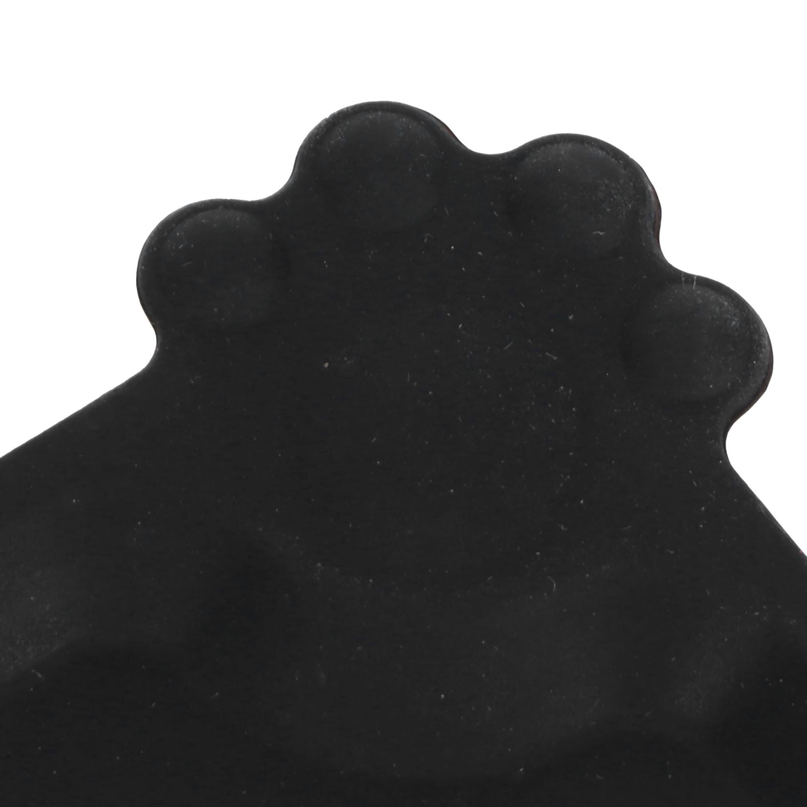 Food Grade Silicone Mat Durable Environmental Protection Cat Dog Food Mat for Pets CarBlack