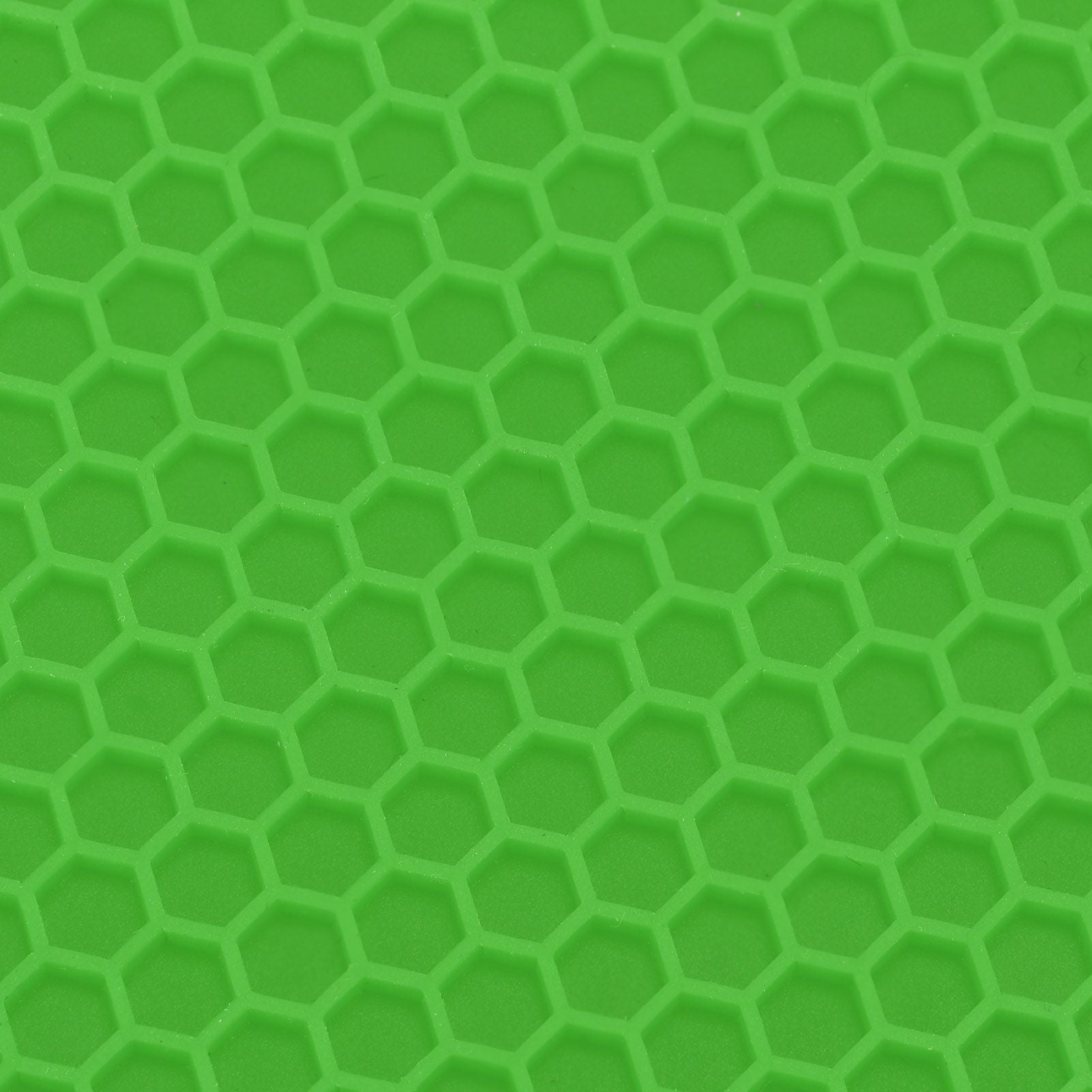 Insulation Pad Food Grade Silicone Pad AntiScalding Thickened Microwave Oven Mat for Kitchen Use(Green )