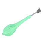 Silicone Tea Strainer Filter Loose Leaf Tea Infuser Filtering Tool Kitchen Gadget Green