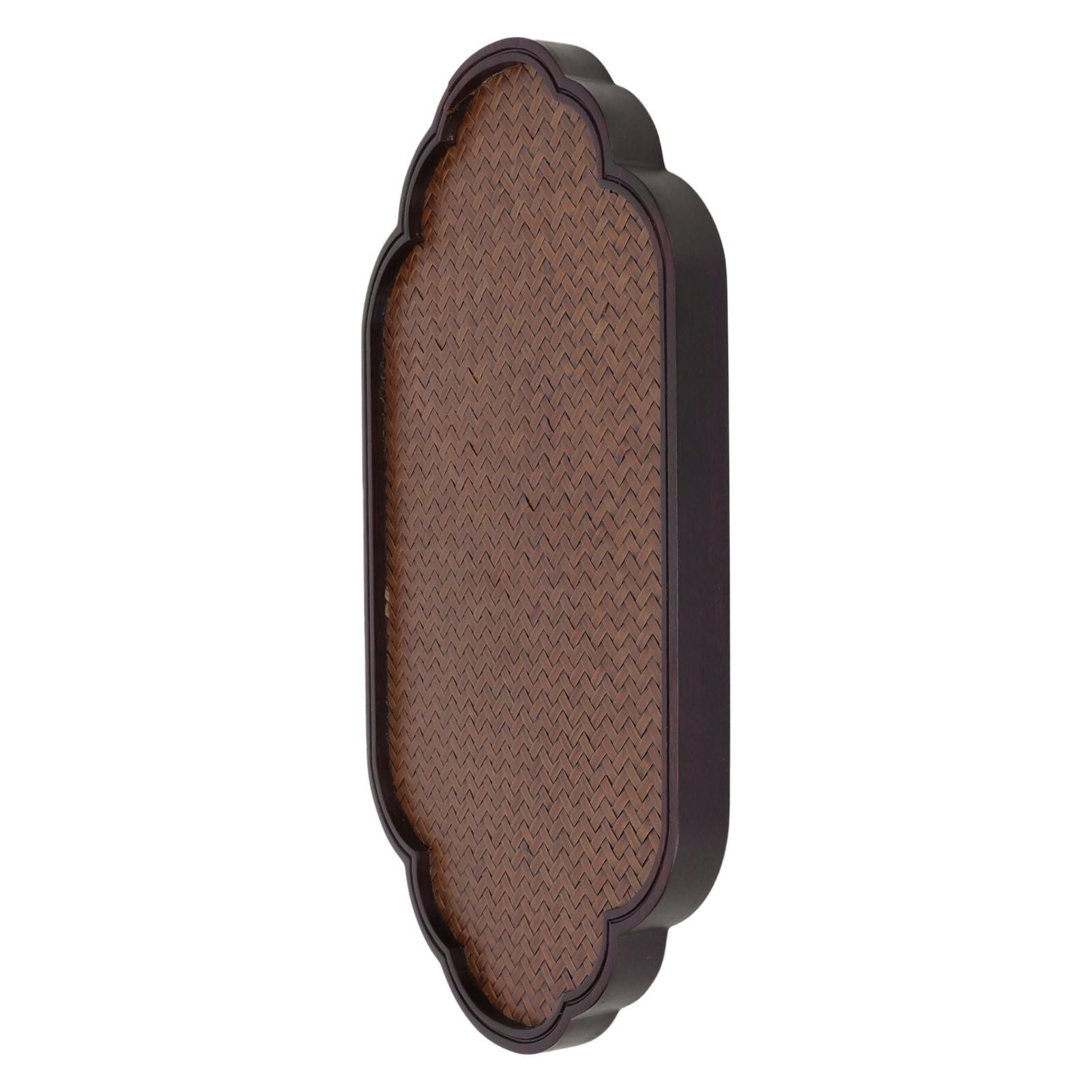 Mat Surface Bamboo Small Tea Tray Tea Plate for Teawares Teaset Saucers Tea CeremonyClouds