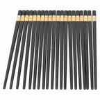 10 Pairs Chinese Style Chopsticks Set Safe Durable Tableware Gift for Family Hotel