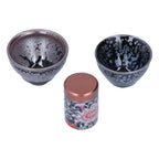 Ceramic Kung Fu Tea Set Tea Canister with Tea Cup for Home Tea House Gift Tea Accessory