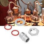 Fermentation Bulkhead Kit Stainless Steel Beer Brewing Utensils Brewer Hardwares