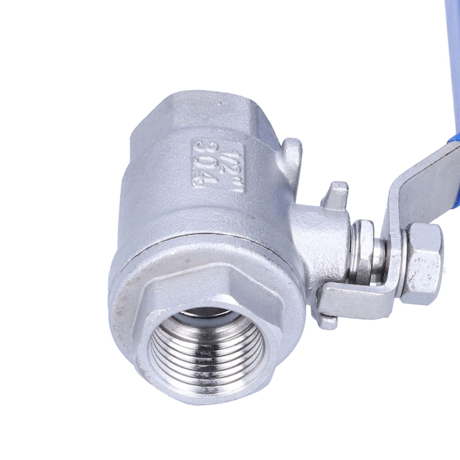 Weldless Kettle Valve Kit 1/2in BSP Ball Valve Quick Connector Bulkhead Assembly
