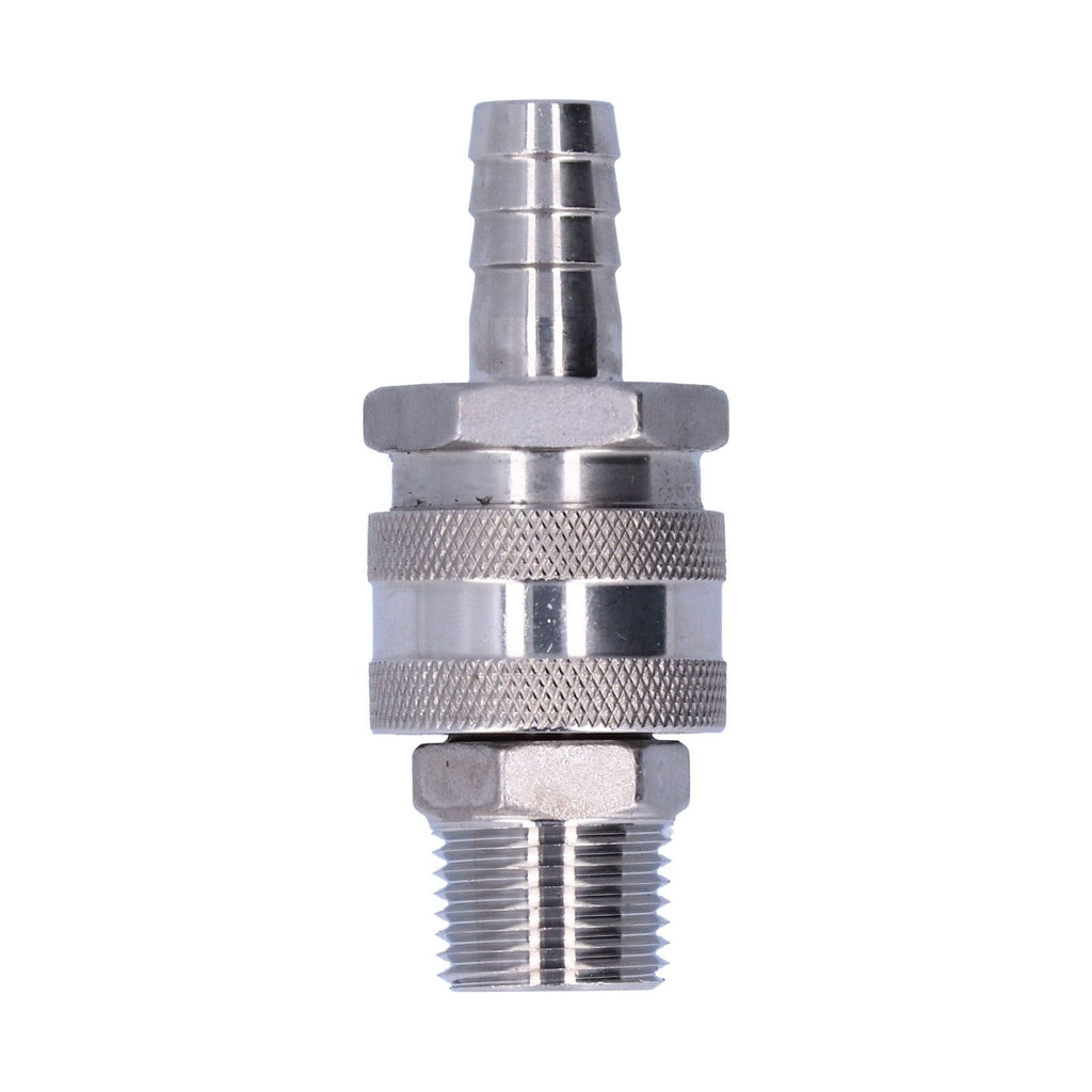 Weldless Kettle Valve Kit 1/2in BSP Ball Valve Quick Connector Bulkhead Assembly