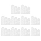 10 Set Cake Spray Mold Cake Border Embossing Mold Fondant Dessert Baking Stencils