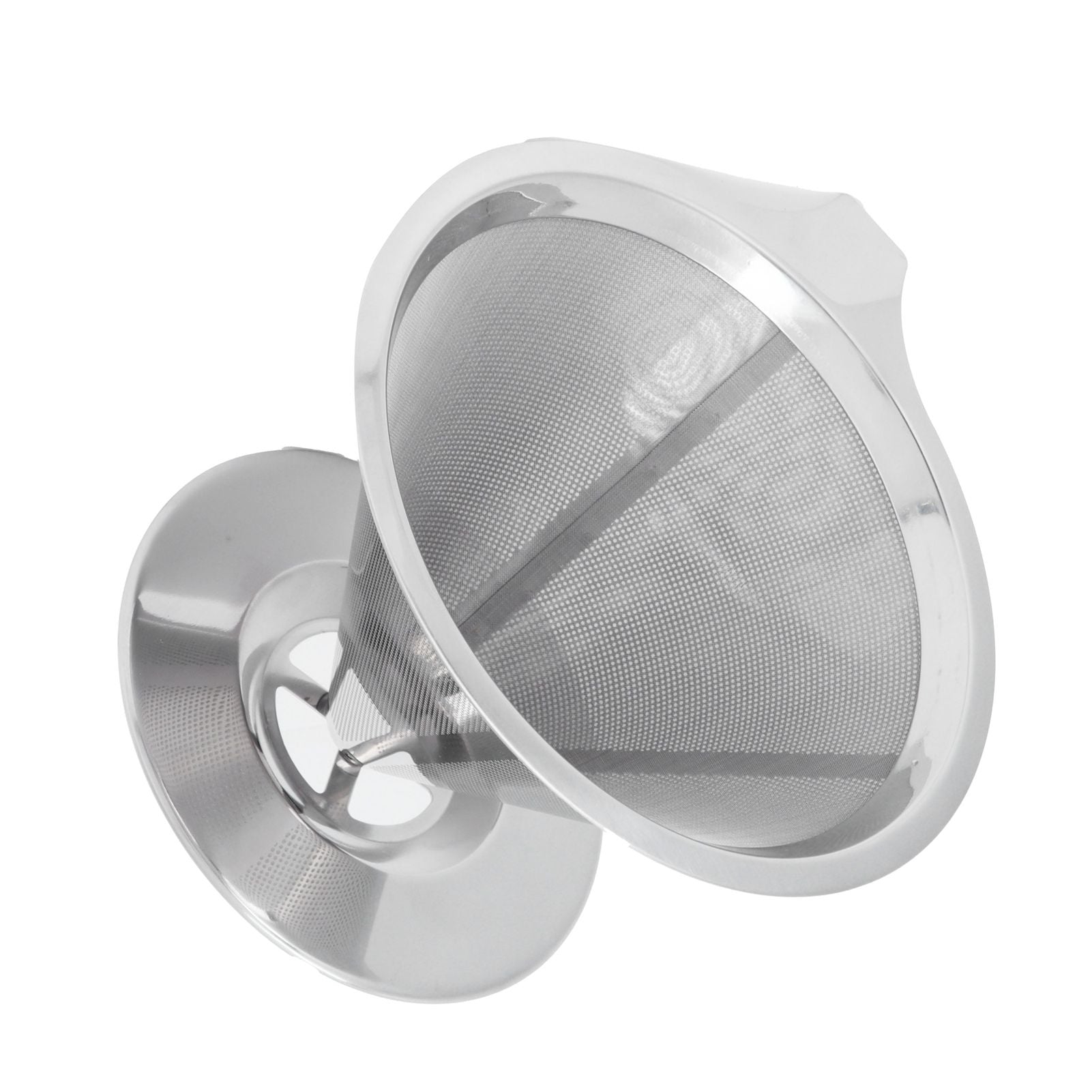 Stainless Steel Brew Drip Coffee Filter Funnel Cup Dripper Coffee Machine Accessories