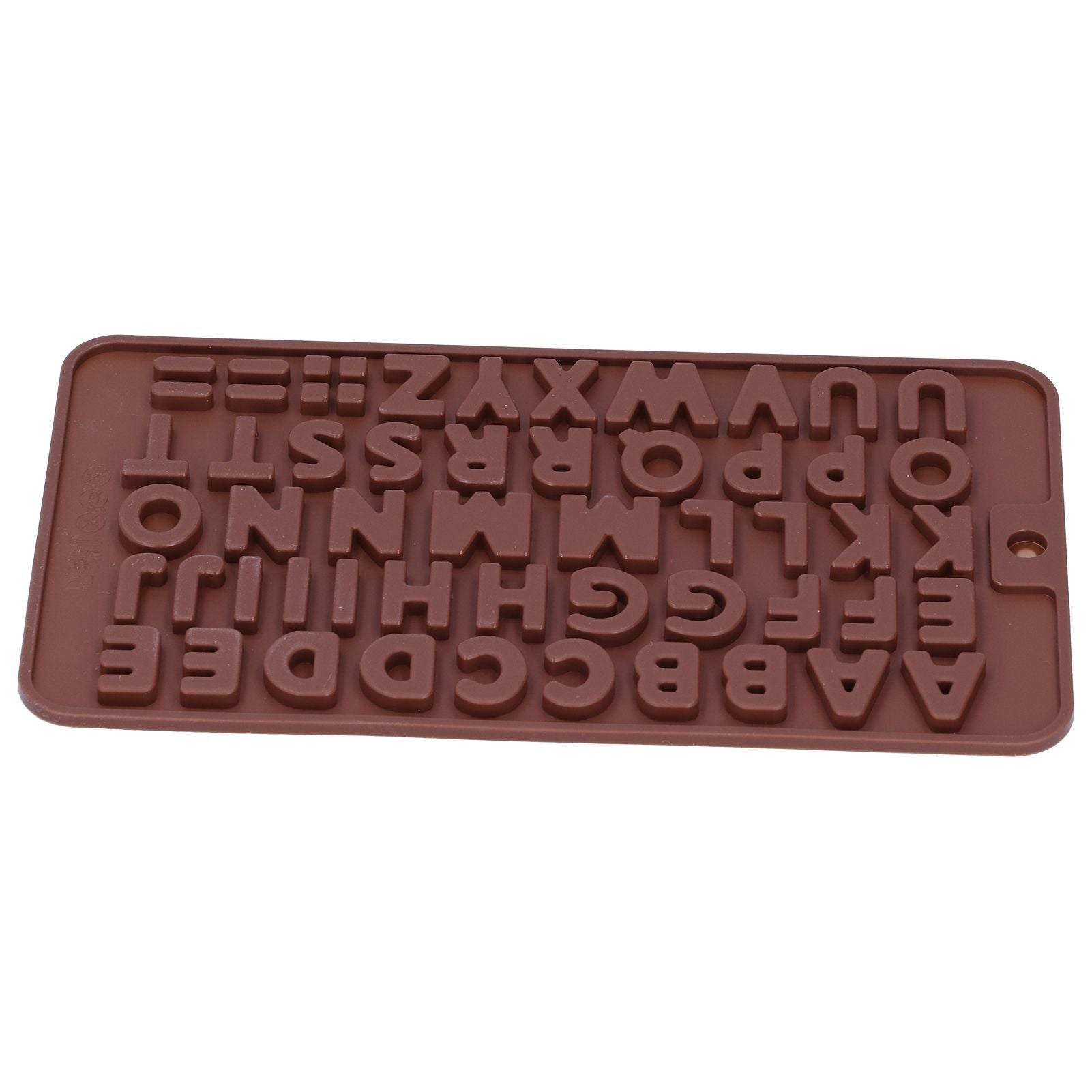 5Pcs Cute Shape Baking Mold Silicone Chocolate Pudding Cake Mold for Kitchen HomeLetter