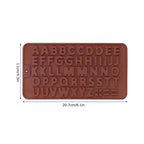 5Pcs Cute Shape Baking Mold Silicone Chocolate Pudding Cake Mold for Kitchen HomeLetter