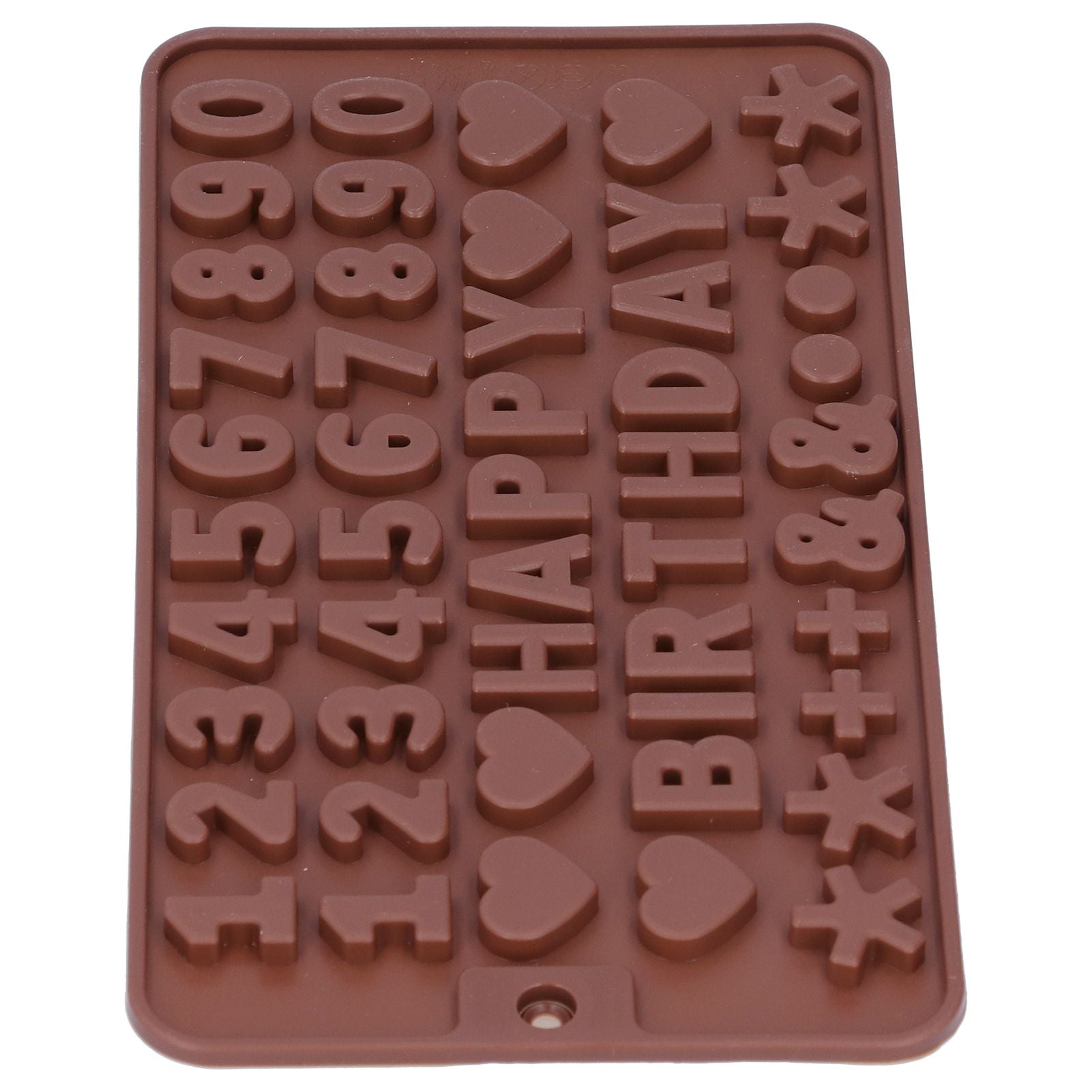 5Pcs Cute Shape Baking Mold Silicone Chocolate Pudding Cake Mold for Kitchen HomeNumber