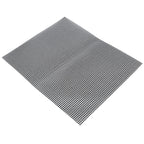 Food Grade NonStick Grid Sheet Multifunctional Barbecue Grid Mat for Barbecue Outdoor(Black 33x40cm )