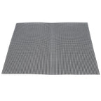 Food Grade NonStick Grid Sheet Multifunctional Barbecue Grid Mat for Barbecue Outdoor(Black 33x40cm )