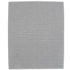 Food Grade NonStick Grid Sheet Multifunctional Barbecue Grid Mat for Barbecue Outdoor(Black 33x40cm )
