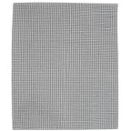 Food Grade NonStick Grid Sheet Multifunctional Barbecue Grid Mat for Barbecue Outdoor(Black 36x42cm )