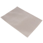 Food Grade NonStick Grid Sheet Multifunctional Barbecue Grid Mat for Barbecue Outdoor(Brown 30x40cm )