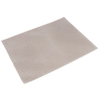 Food Grade NonStick Grid Sheet Multifunctional Barbecue Grid Mat for Barbecue Outdoor(Brown 30x40cm )