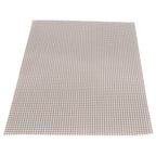 Food Grade NonStick Grid Sheet Multifunctional Barbecue Grid Mat for Barbecue Outdoor(Brown 30x40cm )