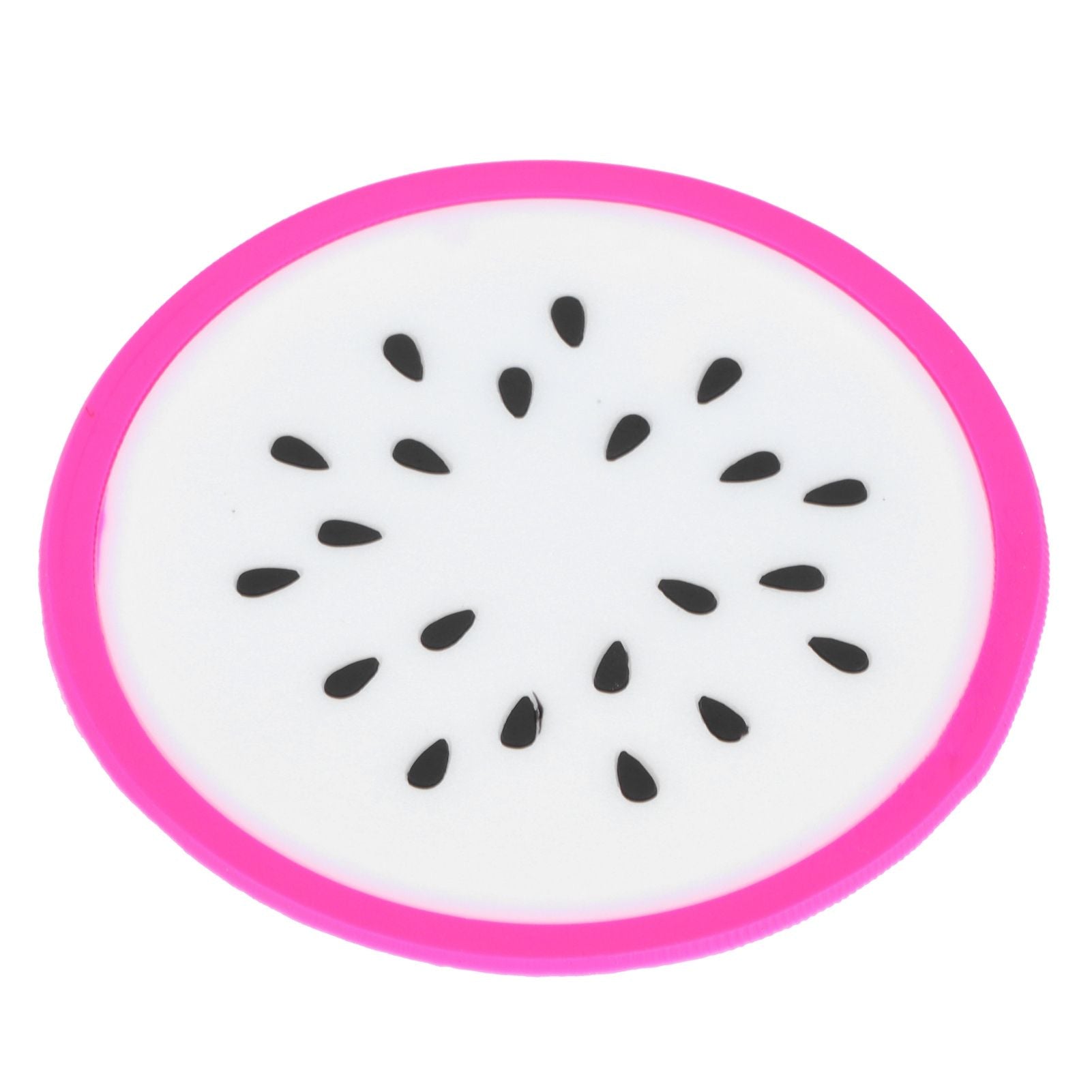 Fruit Shape Coaster Tableware Placemat Silicone Cup Drinks Holder Mat Kitchen AccessoriesDragon Fruit