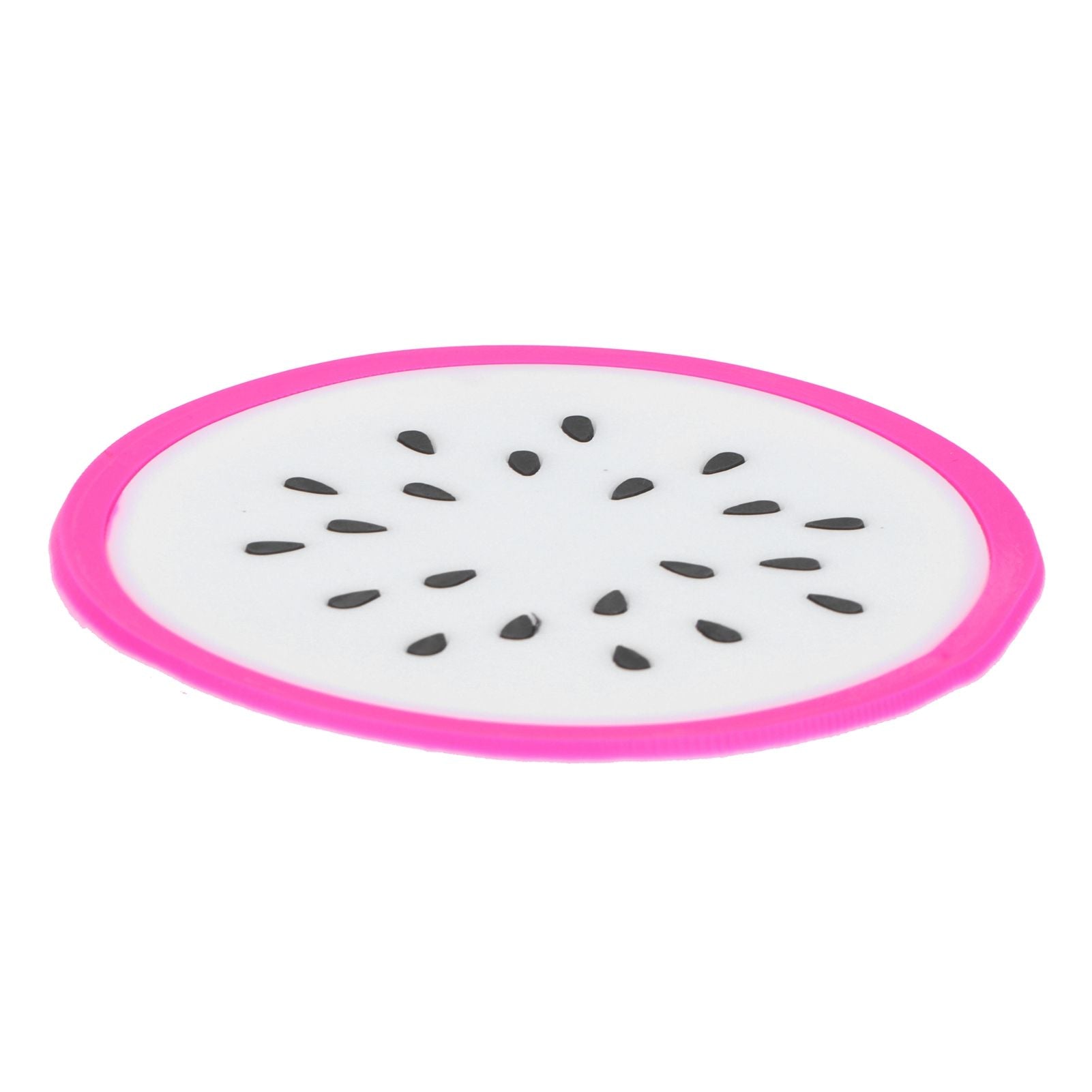 Fruit Shape Coaster Tableware Placemat Silicone Cup Drinks Holder Mat Kitchen AccessoriesDragon Fruit
