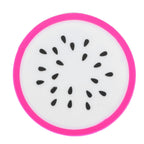 Fruit Shape Coaster Tableware Placemat Silicone Cup Drinks Holder Mat Kitchen AccessoriesDragon Fruit