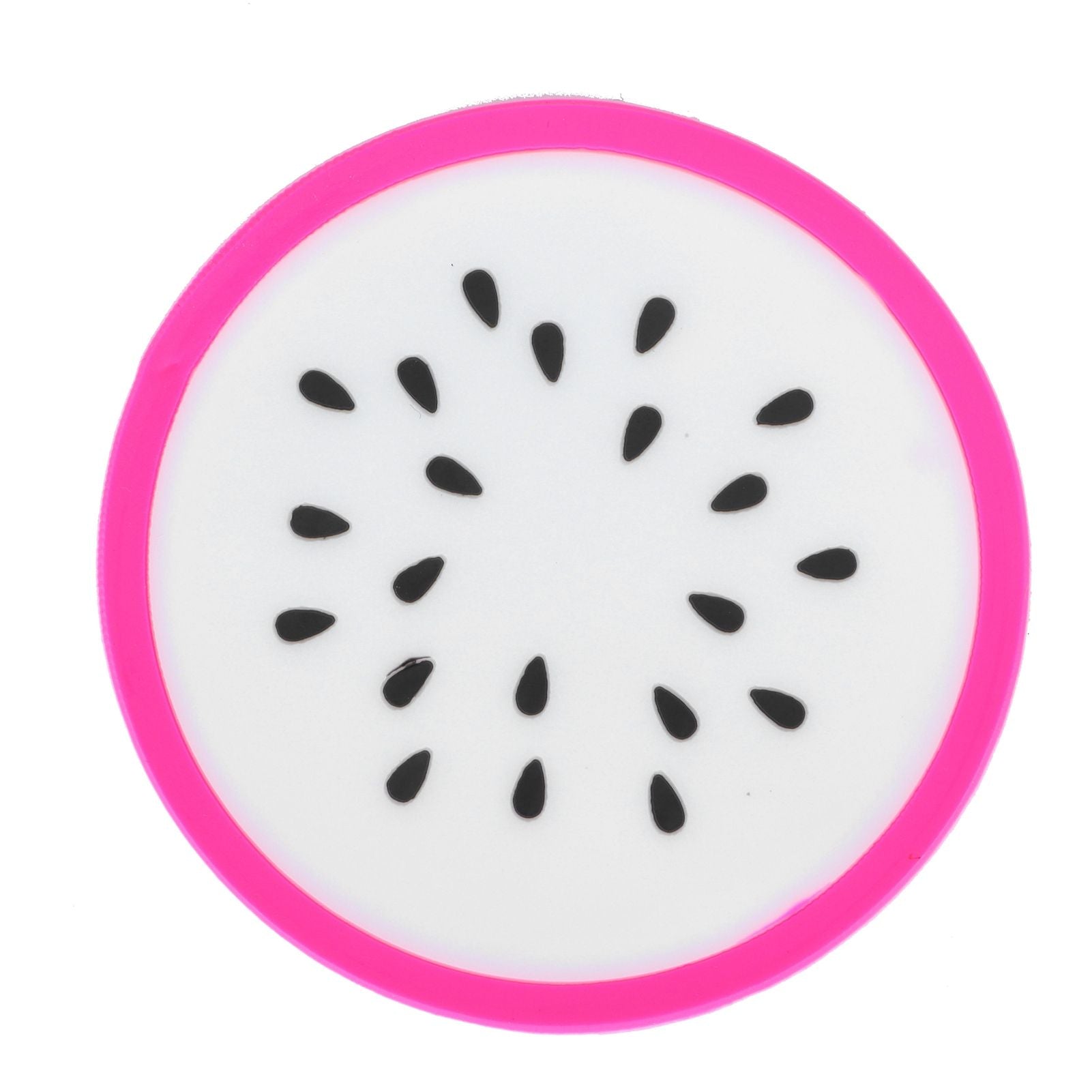 Fruit Shape Coaster Tableware Placemat Silicone Cup Drinks Holder Mat Kitchen AccessoriesDragon Fruit