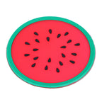 Fruit Shape Coaster Tableware Placemat Silicone Cup Drinks Holder Mat Kitchen AccessoriesWatermelon