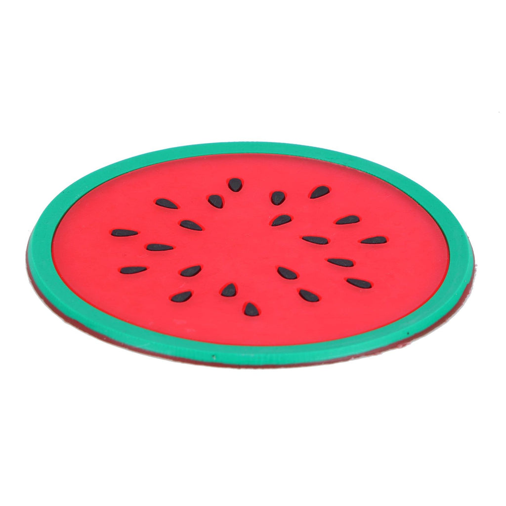 Fruit Shape Coaster Tableware Placemat Silicone Cup Drinks Holder Mat Kitchen AccessoriesWatermelon