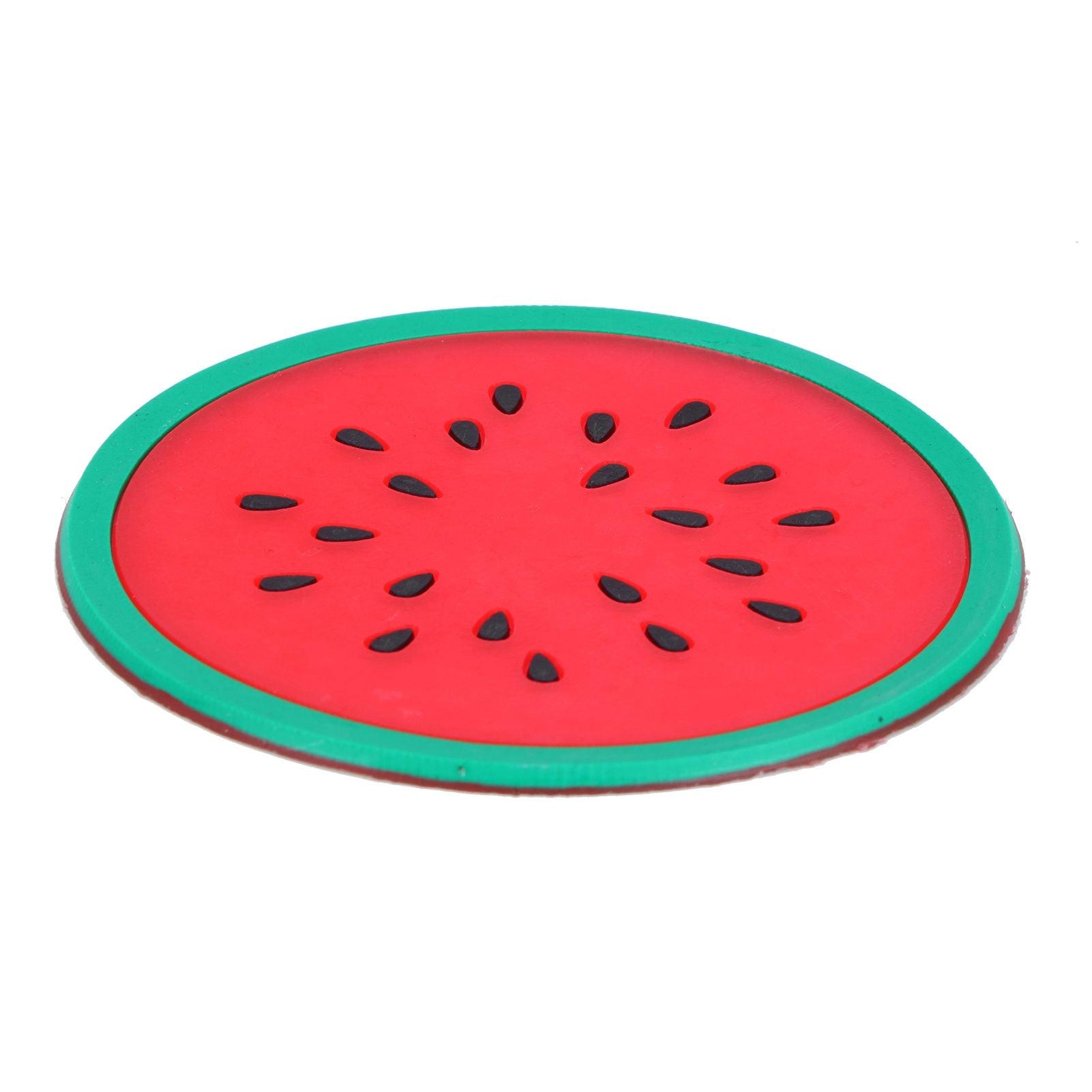 Fruit Shape Coaster Tableware Placemat Silicone Cup Drinks Holder Mat Kitchen AccessoriesWatermelon