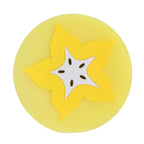 Fruit Shape Coaster Tableware Placemat Silicone Cup Drinks Holder Mat Kitchen AccessoriesCarambola