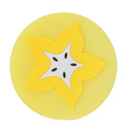 Fruit Shape Coaster Tableware Placemat Silicone Cup Drinks Holder Mat Kitchen AccessoriesCarambola