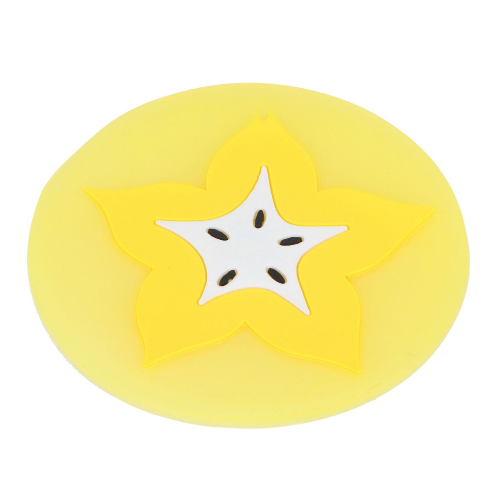 Fruit Shape Coaster Tableware Placemat Silicone Cup Drinks Holder Mat Kitchen AccessoriesCarambola