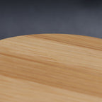 450ml Wood Round Storage Jar with Lid Transparent Glass Food Container for Tea Coffee Spice
