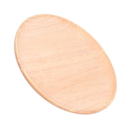 Rubber Wood Dinner Plate Round Tea Serving Tray Fruit Snack Tray Food Storage Plate27cm