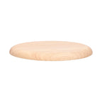 Rubber Wood Dinner Plate Round Tea Serving Tray Fruit Snack Tray Food Storage Plate27cm