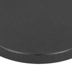 Round Wooden Food Fruit Serving Tray Service Plate for Home Kitchen Hotel Use Black24cm