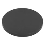 Round Wooden Food Fruit Serving Tray Service Plate for Home Kitchen Hotel Use Black24cm