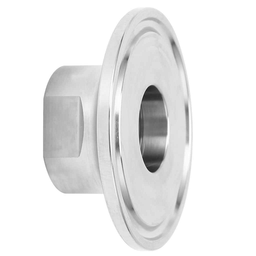 304 Stainless Steel HFS(R) 1.5in to 1/2in NPT Female Adapter for Tri Clamp Pipe Fitting