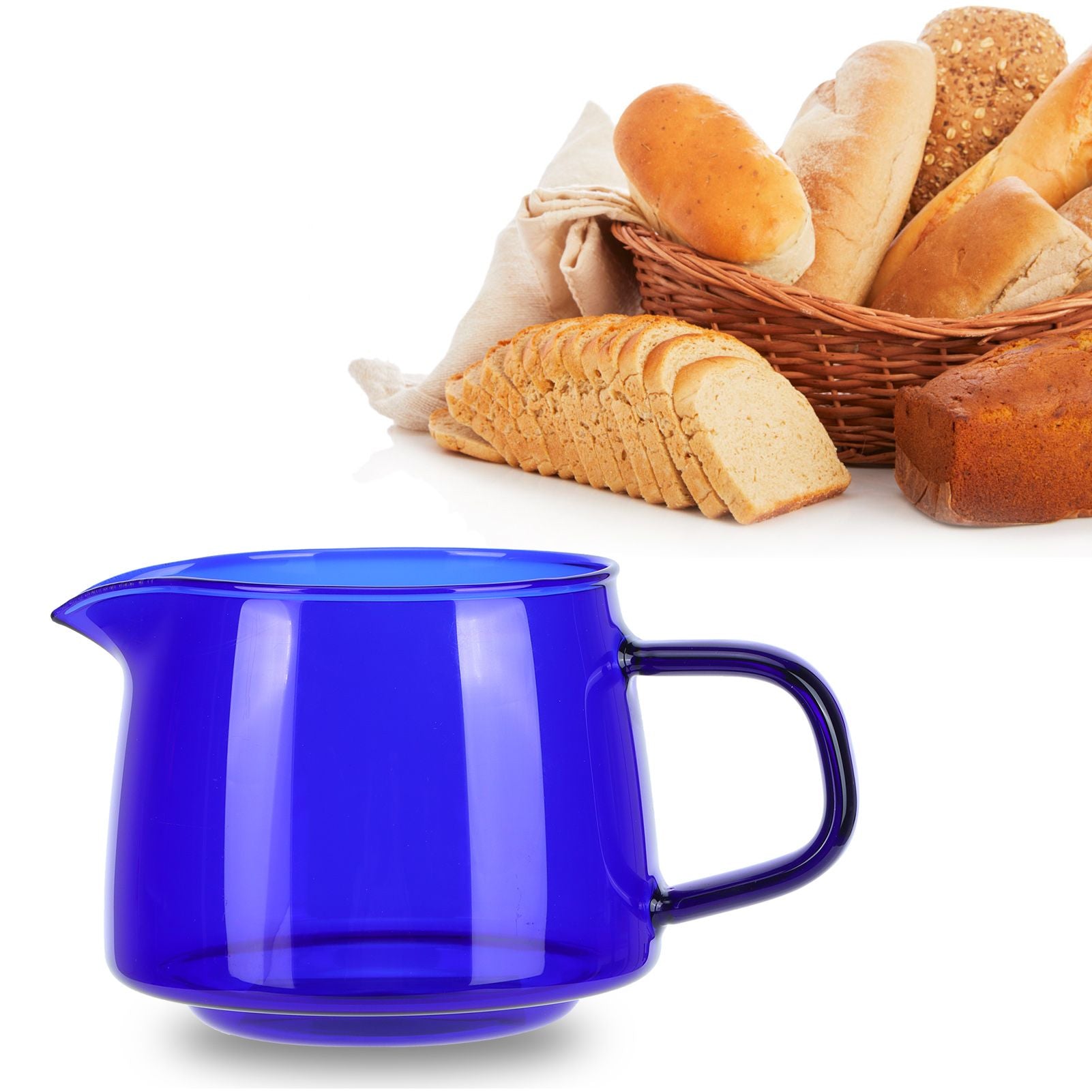 300ml Coffee Cup High Borosilicate Glass Sharing Mug Drinkware Coffee AccessoriesBlue
