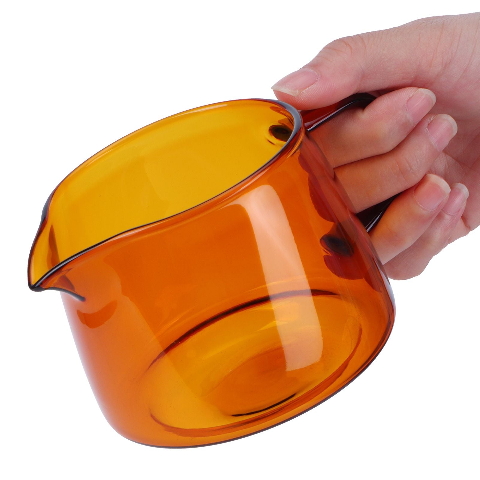 300ml Coffee Cup High Borosilicate Glass Sharing Mug Drinkware Coffee AccessoriesAmber Color