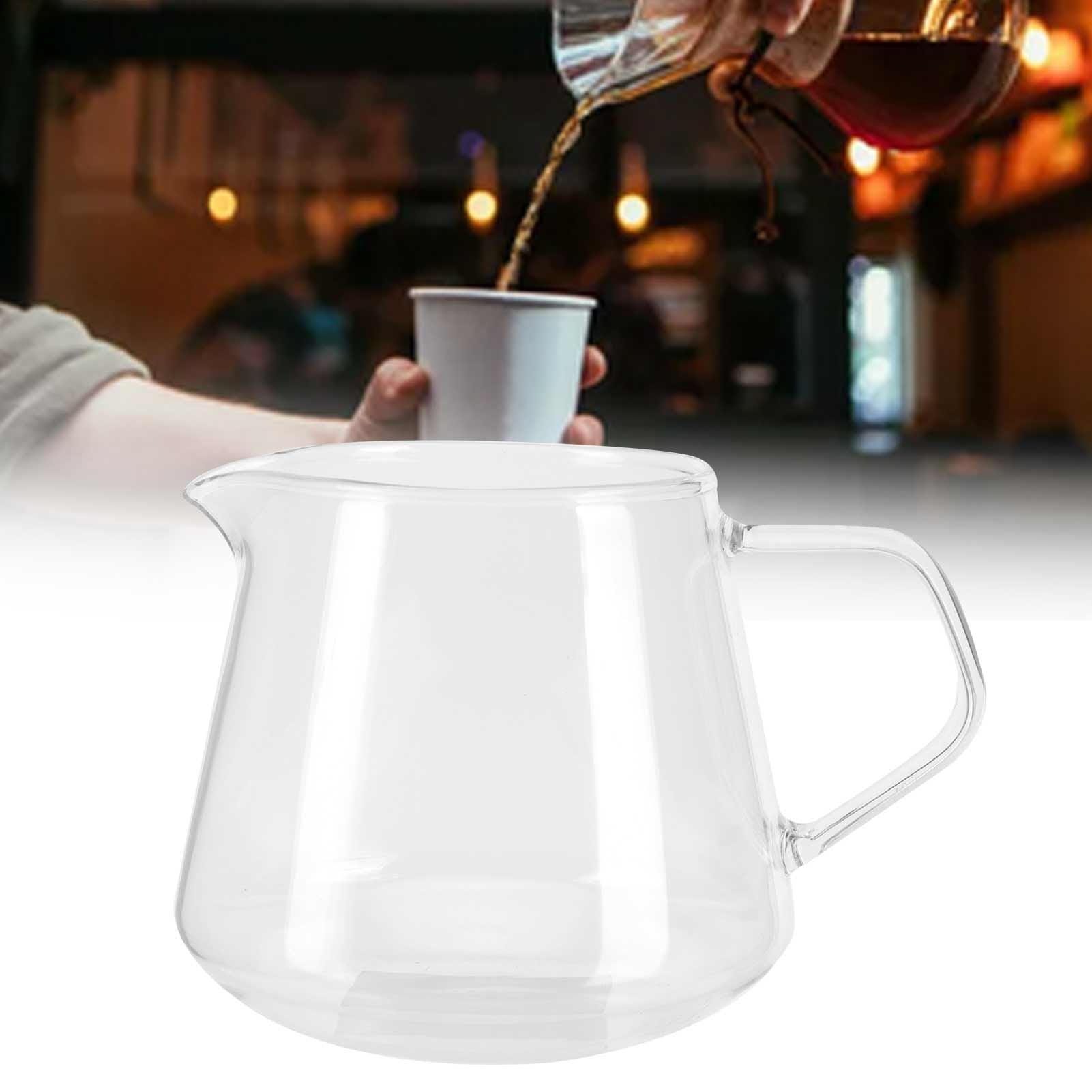 Transparent Cup High Borosilicate Glass Coffee Sharing Cup AntiScalding for Drinking Tea(400ml )