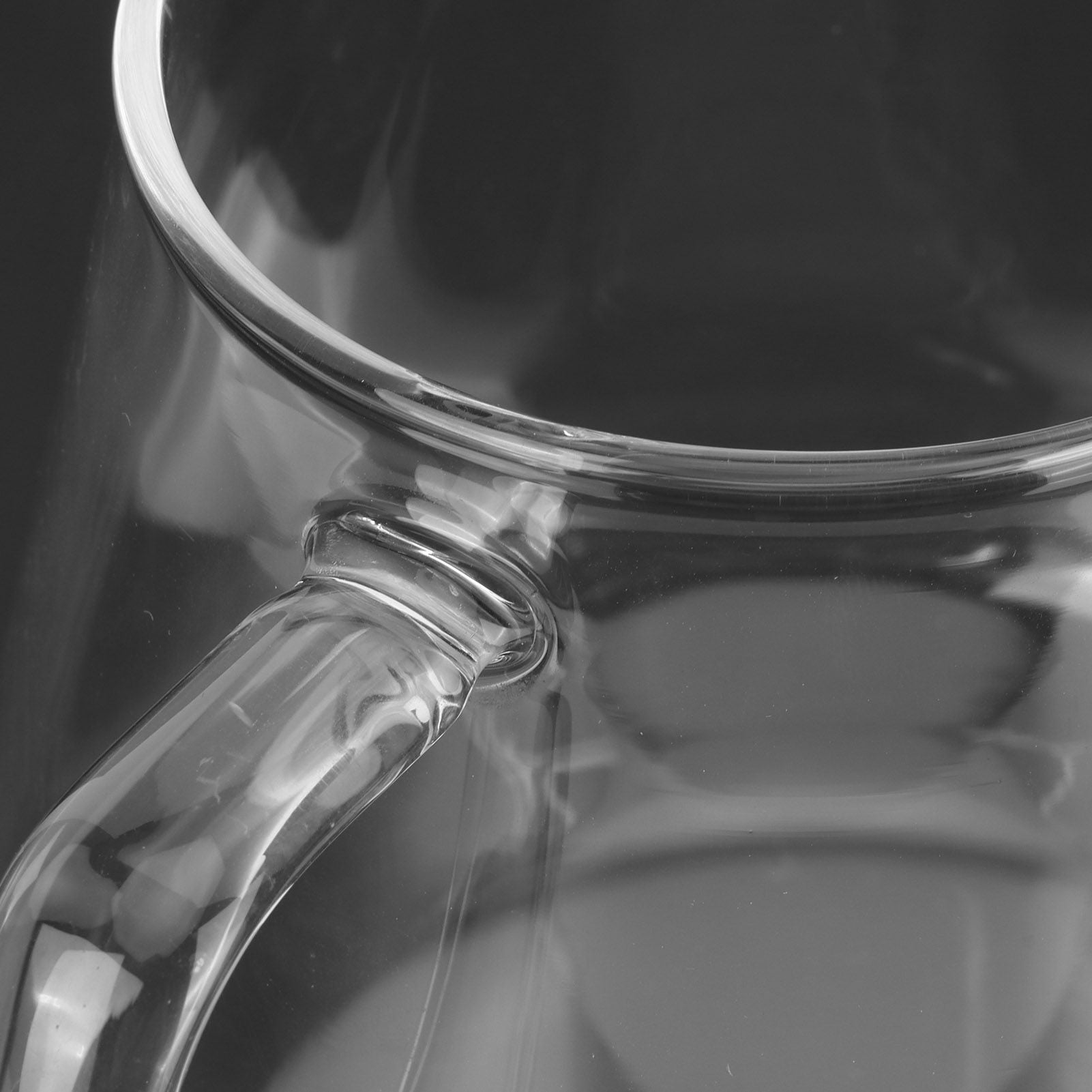 Transparent Cup High Borosilicate Glass Coffee Sharing Cup AntiScalding for Drinking Tea(400ml )