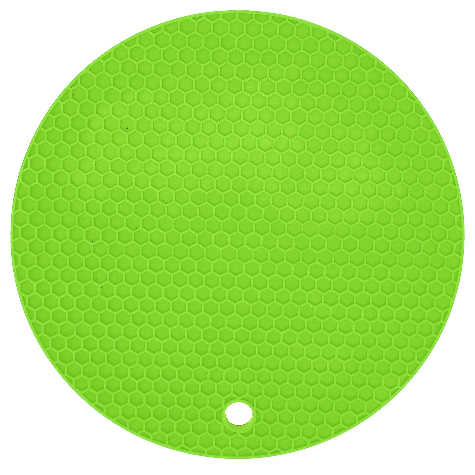 Round Shape Mat Food Grade Thickened Silicone Placemat Insulation Pad Microwave Oven MatGreen