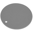 Round Shape Mat Food Grade Thickened Silicone Placemat Insulation Pad Microwave Oven MatGray