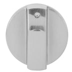 8mm Stove Knob Zinc Alloy Universal Kitchen Oven Cooker Control Dial Knob Adapter Silver
